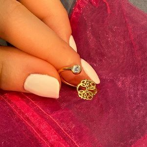 ALEX AND ANI Adjustable Twisted Ring
